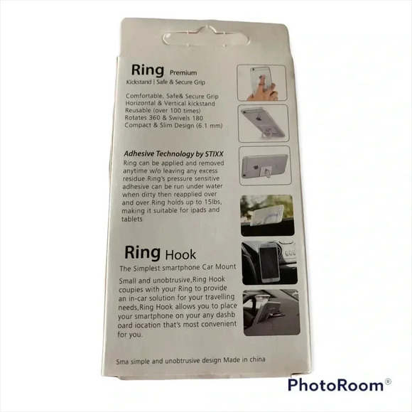 Cell Phone accessories that has a a silver ring - Picture 2 of 2